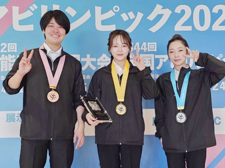 第62回（あいち技能五輪2024）・入賞の3人
